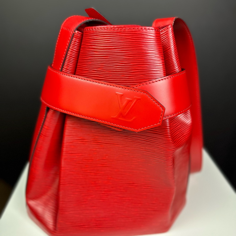 Louis Vuitton Sac D’Epaule Epi PM red